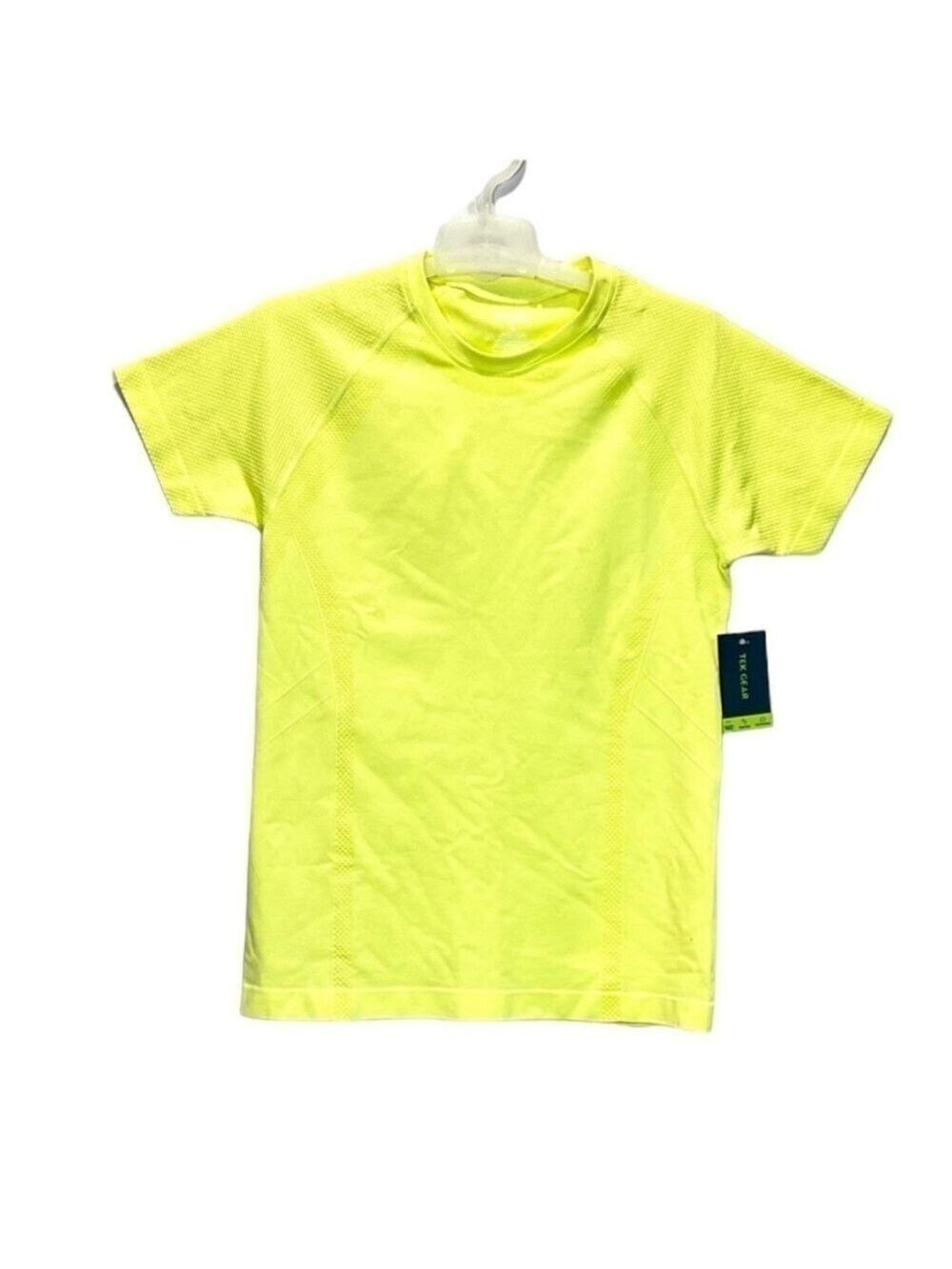 Tek Gear Women’s Sports Lemon Green Short Sleeve Shirt Size L